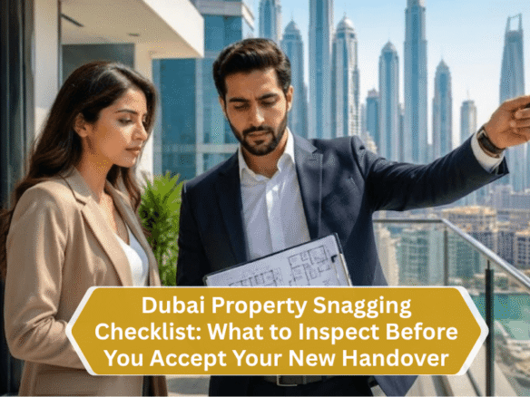 property snagging Dubai new handover checklist