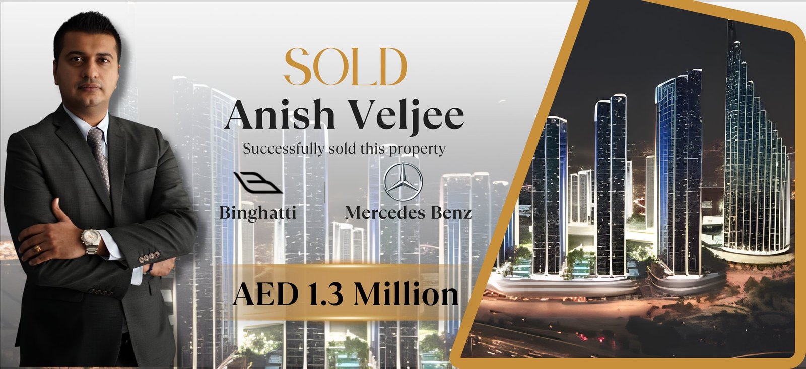 Anish Veljee sold Binghatti Mercedes-Benz Places – AED 1.3 million