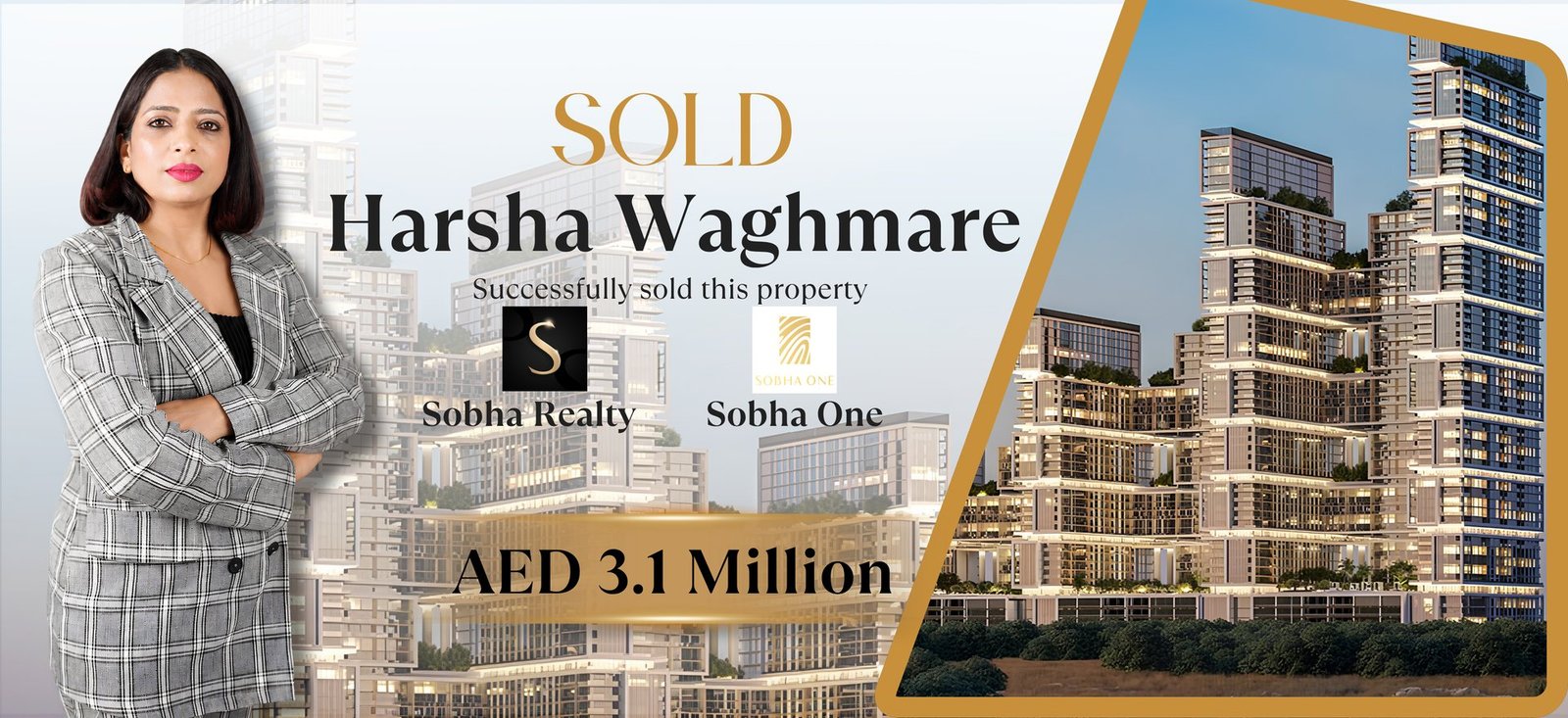 Harsha Waghmare sold Sobha One by Sobha Realty – AED 3.1 million